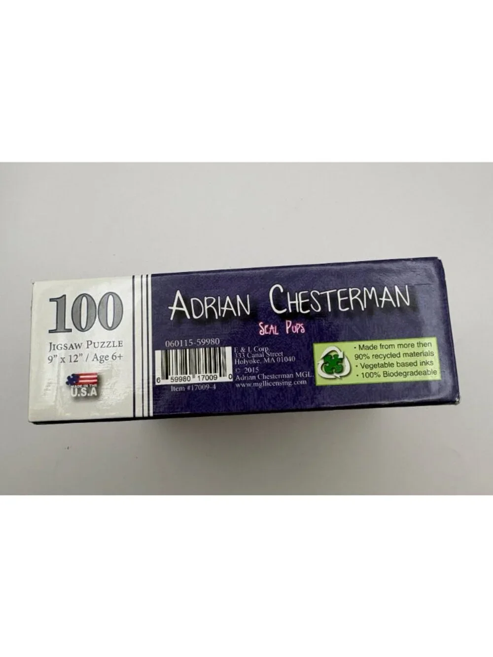 Adrian Chesterman Seal Pups Jigsaw Puzzle 100 Pieces Arctic Glacier Theme NEW